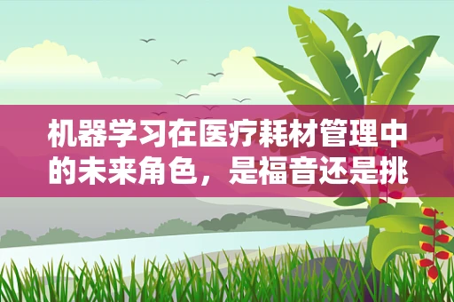 机器学习在医疗耗材管理中的未来角色，是福音还是挑战？