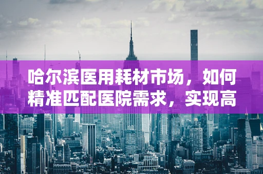 哈尔滨医用耗材市场，如何精准匹配医院需求，实现高效供应？