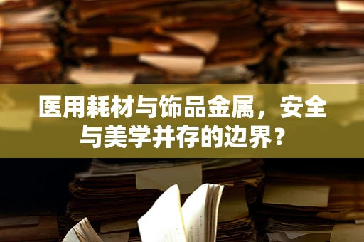 医用耗材与饰品金属，安全与美学并存的边界？