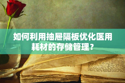 如何利用抽屉隔板优化医用耗材的存储管理？