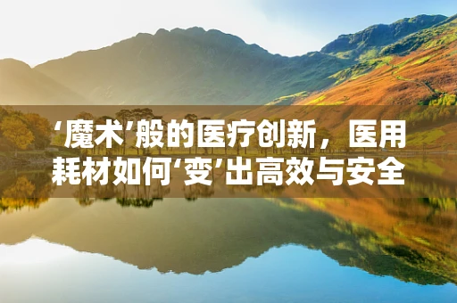 ‘魔术’般的医疗创新，医用耗材如何‘变’出高效与安全？