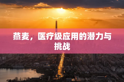 燕麦，医疗级应用的潜力与挑战