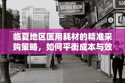临夏地区医用耗材的精准采购策略，如何平衡成本与效率？