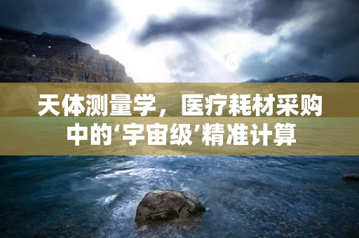 天体测量学，医疗耗材采购中的‘宇宙级’精准计算