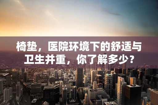椅垫，医院环境下的舒适与卫生并重，你了解多少？