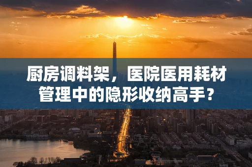 厨房调料架，医院医用耗材管理中的隐形收纳高手？