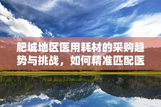 肥城地区医用耗材的采购趋势与挑战，如何精准匹配医疗需求？