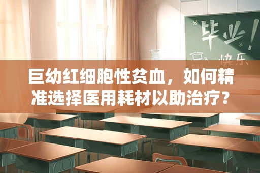 巨幼红细胞性贫血，如何精准选择医用耗材以助治疗？