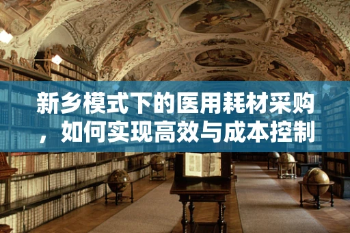 新乡模式下的医用耗材采购，如何实现高效与成本控制的平衡？