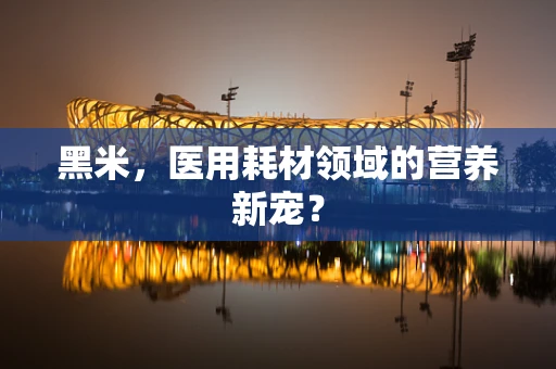 黑米，医用耗材领域的营养新宠？