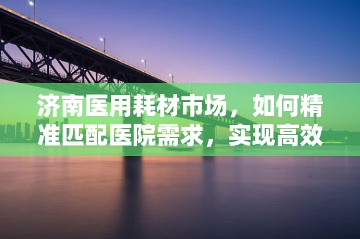 济南医用耗材市场，如何精准匹配医院需求，实现高效供应？