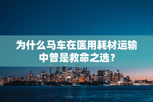 为什么马车在医用耗材运输中曾是救命之选？