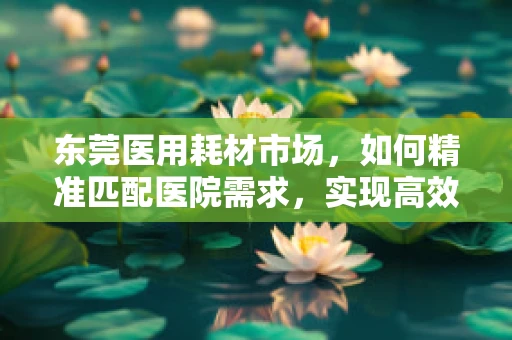 东莞医用耗材市场，如何精准匹配医院需求，实现高效供应？