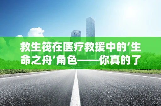 救生筏在医疗救援中的‘生命之舟’角色——你真的了解它吗？