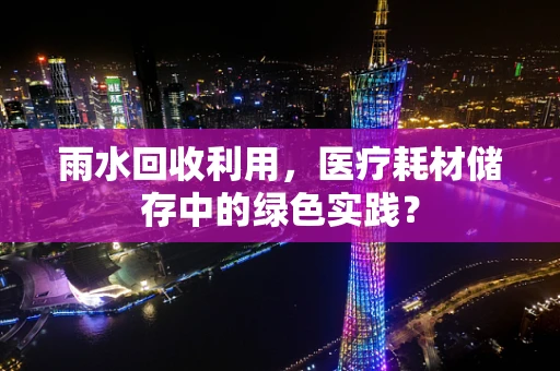 雨水回收利用，医疗耗材储存中的绿色实践？