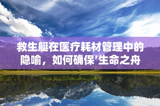 救生艇在医疗耗材管理中的隐喻，如何确保‘生命之舟’的紧急可用性？