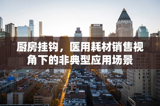 厨房挂钩，医用耗材销售视角下的非典型应用场景