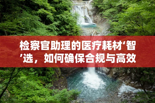 检察官助理的医疗耗材‘智’选，如何确保合规与高效？