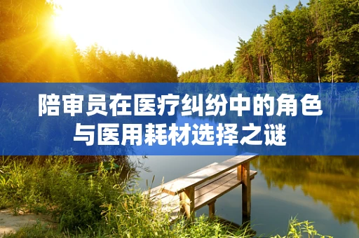 陪审员在医疗纠纷中的角色与医用耗材选择之谜