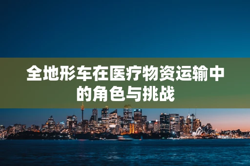 全地形车在医疗物资运输中的角色与挑战