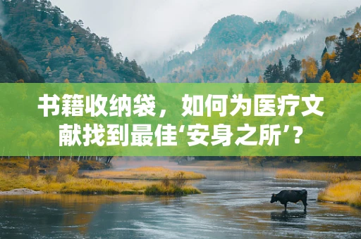 书籍收纳袋，如何为医疗文献找到最佳‘安身之所’？