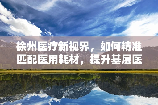 徐州医疗新视界，如何精准匹配医用耗材，提升基层医院效能？