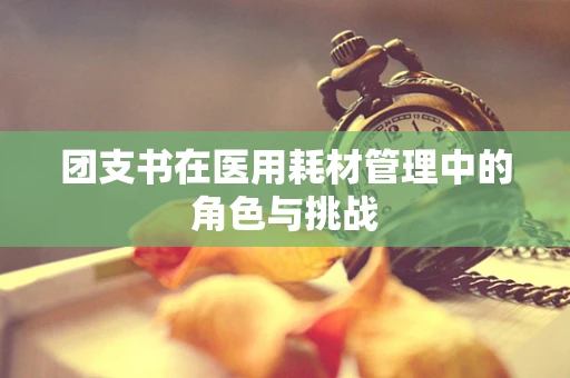 团支书在医用耗材管理中的角色与挑战