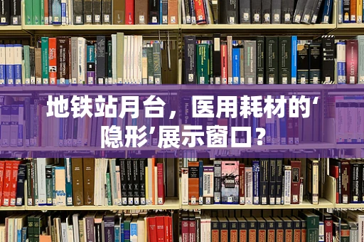 地铁站月台，医用耗材的‘隐形’展示窗口？