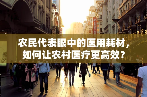 农民代表眼中的医用耗材，如何让农村医疗更高效？