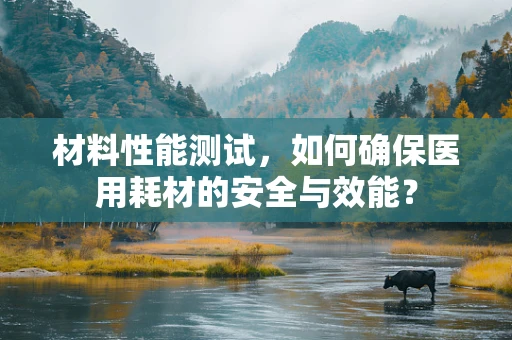 材料性能测试，如何确保医用耗材的安全与效能？
