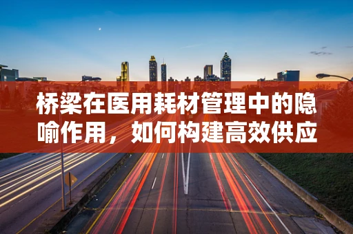 桥梁在医用耗材管理中的隐喻作用，如何构建高效供应链？