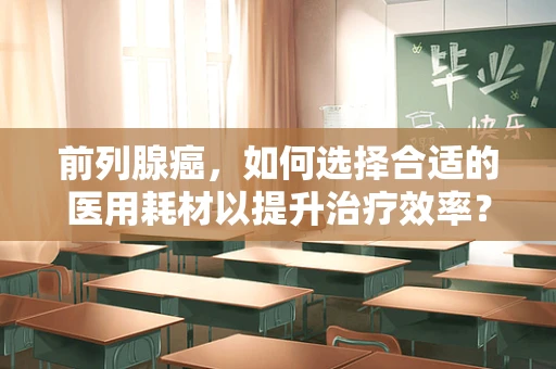 前列腺癌，如何选择合适的医用耗材以提升治疗效率？