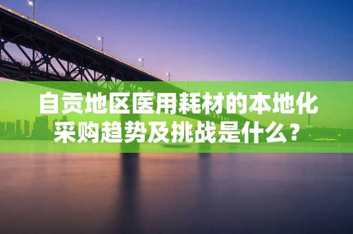自贡地区医用耗材的本地化采购趋势及挑战是什么？