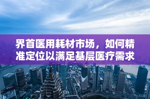 界首医用耗材市场，如何精准定位以满足基层医疗需求？