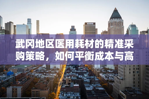 武冈地区医用耗材的精准采购策略，如何平衡成本与高效供给？