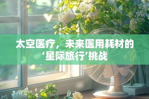 太空医疗，未来医用耗材的‘星际旅行’挑战