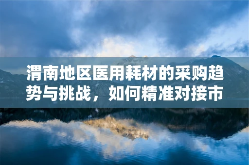 渭南地区医用耗材的采购趋势与挑战，如何精准对接市场需求？