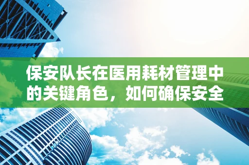 保安队长在医用耗材管理中的关键角色，如何确保安全与效率的双重保障？