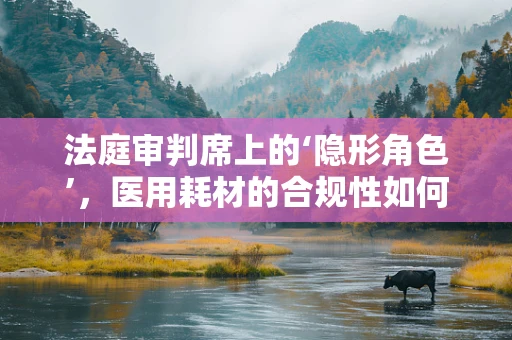 法庭审判席上的‘隐形角色’，医用耗材的合规性如何经受法律考验？