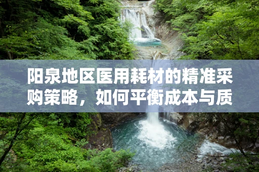 阳泉地区医用耗材的精准采购策略，如何平衡成本与质量？