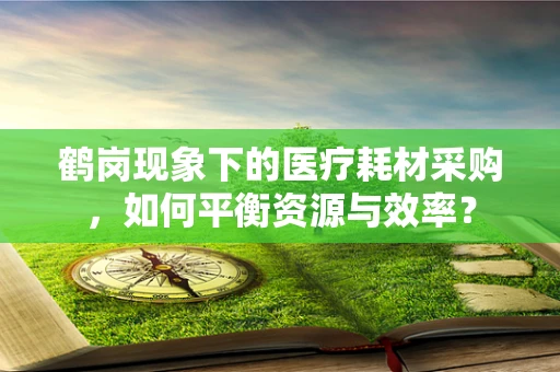 鹤岗现象下的医疗耗材采购，如何平衡资源与效率？