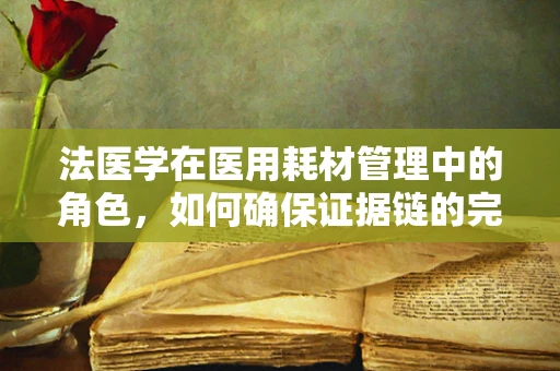 法医学在医用耗材管理中的角色，如何确保证据链的完整性？