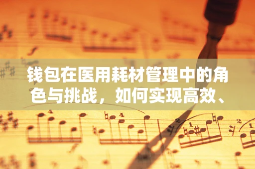 钱包在医用耗材管理中的角色与挑战，如何实现高效、安全的资金流动？