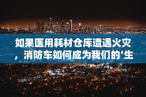 如果医用耗材仓库遭遇火灾，消防车如何成为我们的‘生命线’？