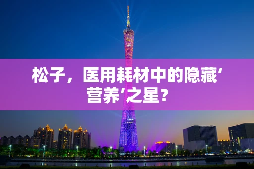 松子，医用耗材中的隐藏‘营养’之星？