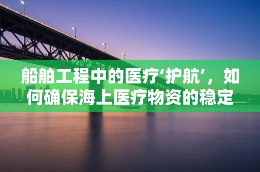 船舶工程中的医疗‘护航’，如何确保海上医疗物资的稳定供应？