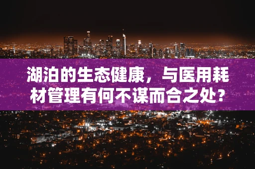湖泊的生态健康，与医用耗材管理有何不谋而合之处？