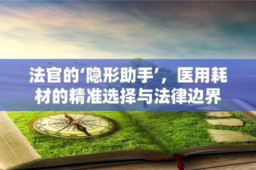 法官的‘隐形助手’，医用耗材的精准选择与法律边界