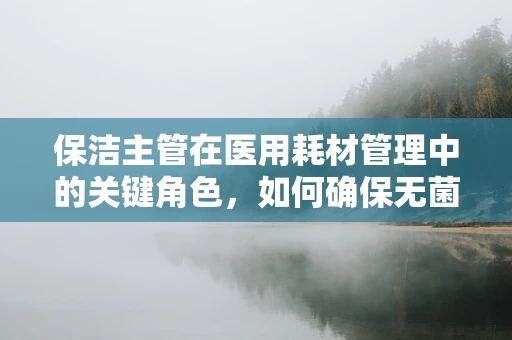 保洁主管在医用耗材管理中的关键角色，如何确保无菌环境？