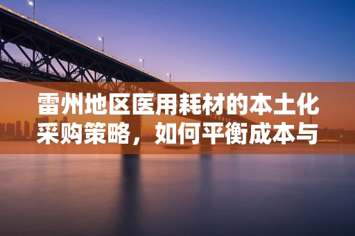 雷州地区医用耗材的本土化采购策略，如何平衡成本与质量？